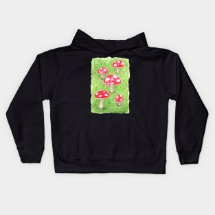 Sentient Mushrooms Kids Hoodie